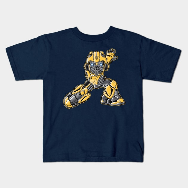 BUMBLEMAN Kids T-Shirt by BetMac